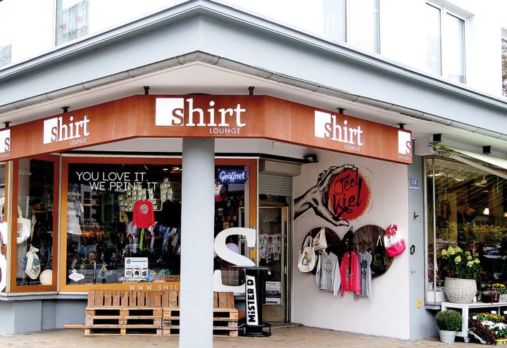 Neu in der Holtenauer Straße 136: die Shirt Lounge 