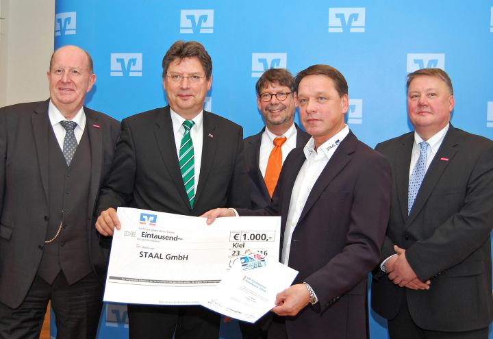 STAAL GmbH mit dem VR-Förderpreis Handwerk ausgezeichnet 