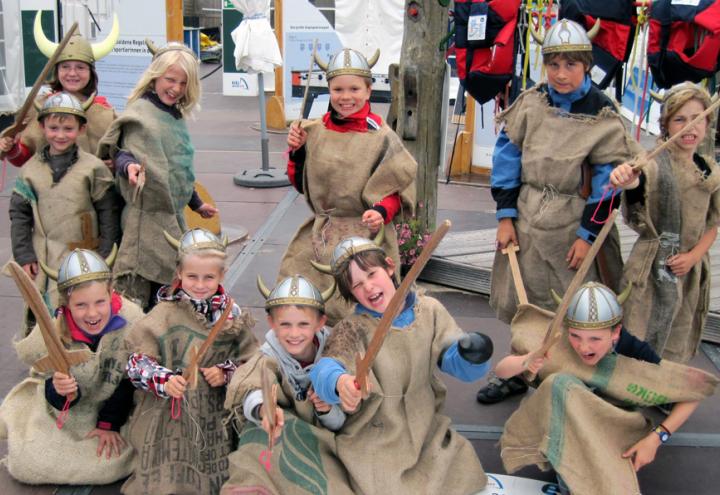 Wikinger erobern die Kieler Innenstadt 