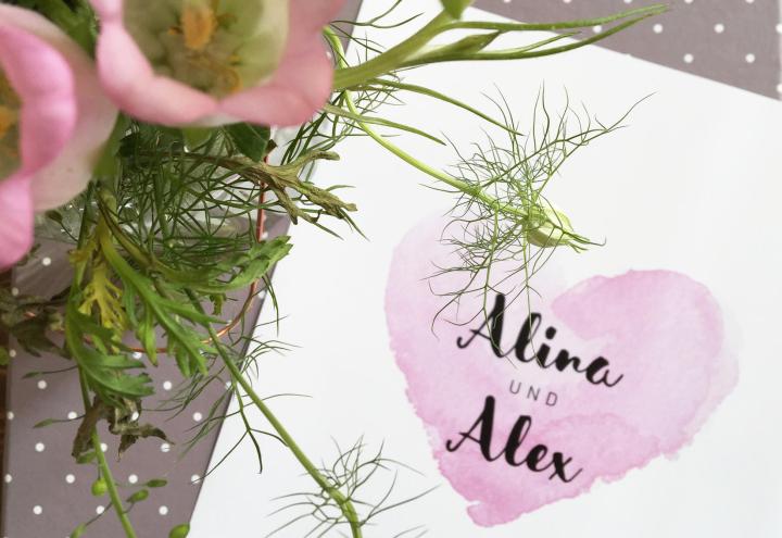 Wunderschöne Einladungen für die Hochzeit