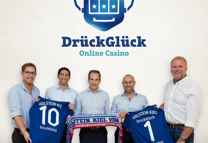 DrückGlück ist offizieller Sponsor von Holstein Kiel 