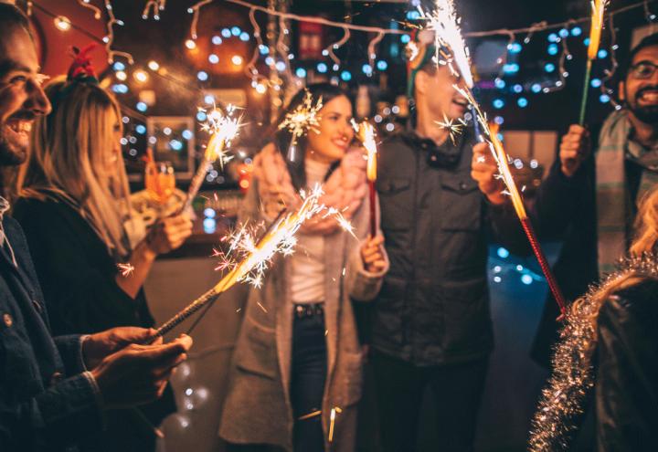 Hier knallts an Silvester 