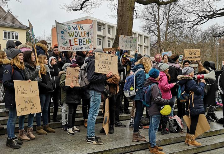 Auch in Kiel: Fridays for Future 