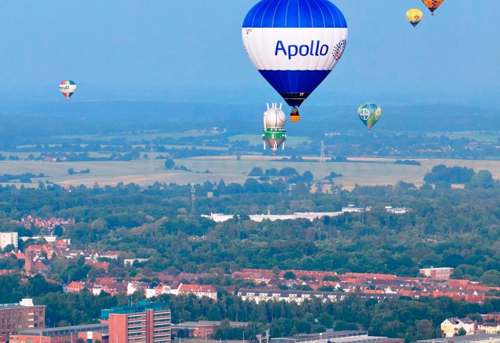 Kiel aus der Ballonperspektive 