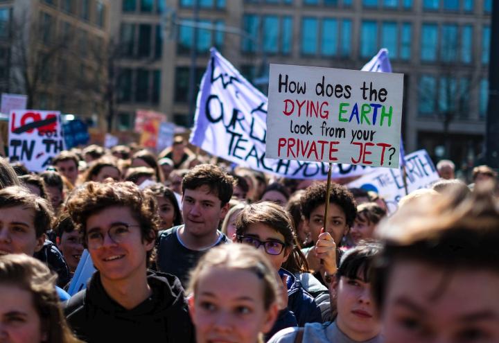 Globaler Klimastreik am Rathaus 
