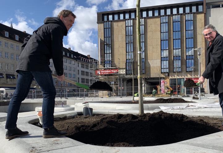 Es grünt am Kleinen Kiel-Kanal 