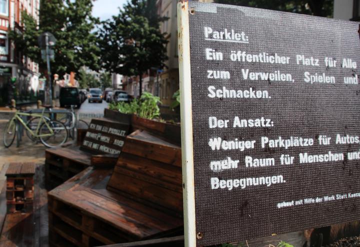 Gaarden demonstriert für autofreie Zone