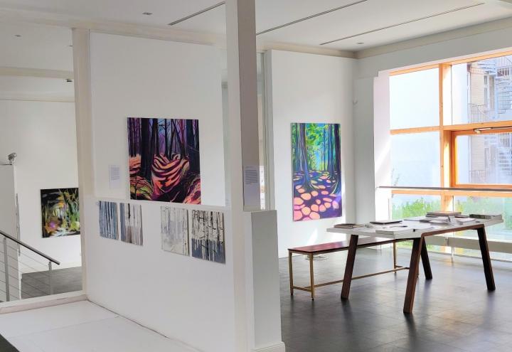 Ausstellung über dem 
