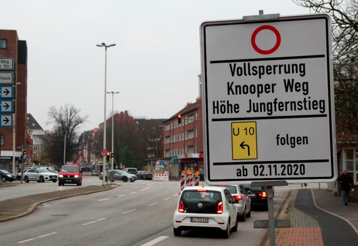 Knooper Weg bleibt länger gesperrt