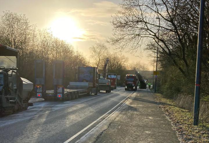 Neue Asphaltschicht auf Kieler Radwegen