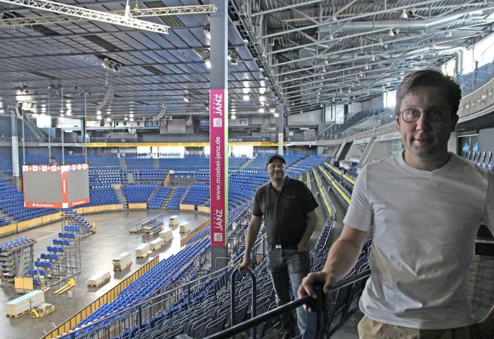 Philharmonie zieht in Wunderino Arena ein