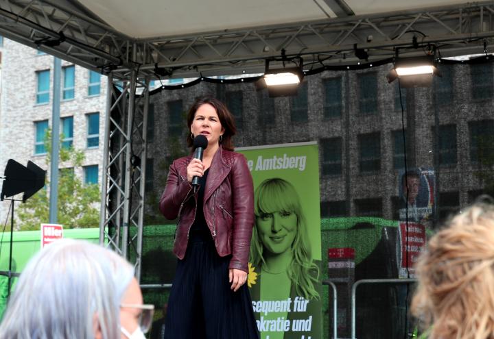 Annalena Baerbock auf Stimmenfang in Kiel 