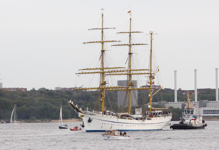 Gorch Fock zurück im Kieler Heimathafen