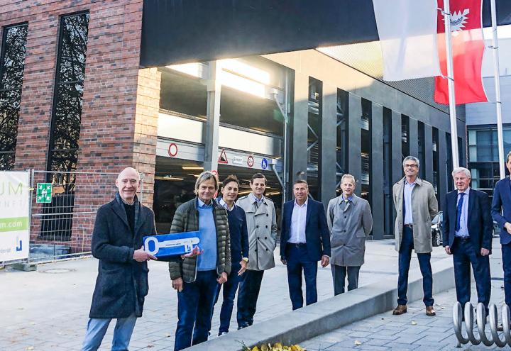 Neues Parkhaus am Exer eröffnet 