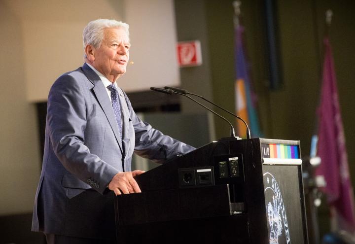 Joachim Gauck wirbt für „kämpferische Toleranz“