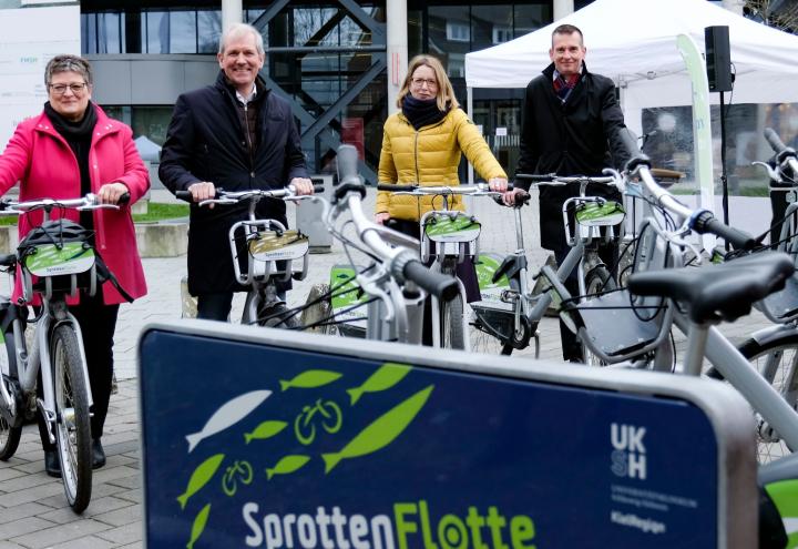 Ab sofort: Bike-Sharing an der Uniklinik  