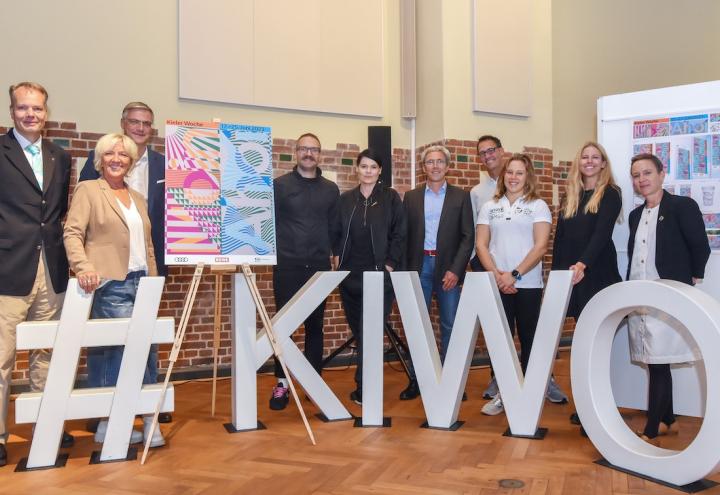 Kieler Woche-Plakat 2023 vorgestellt