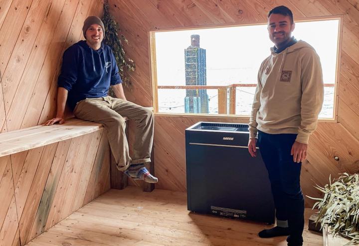 Rune Sauna: Schwitzen mit Fördeblick 