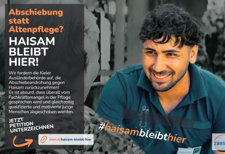 Petition „Haisam bleibt hier!"