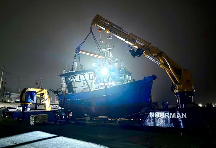 Kieler Förde: Kutter von Möltenort geborgen