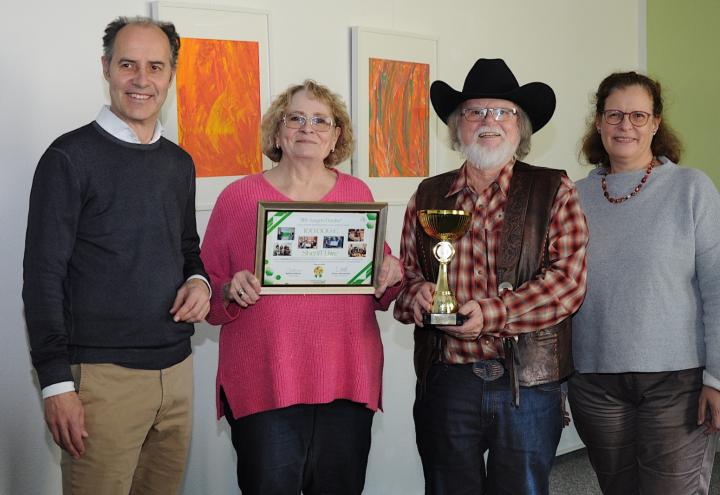 „Sheriff Uwe“ sammelt für die Krebsgesellschaft